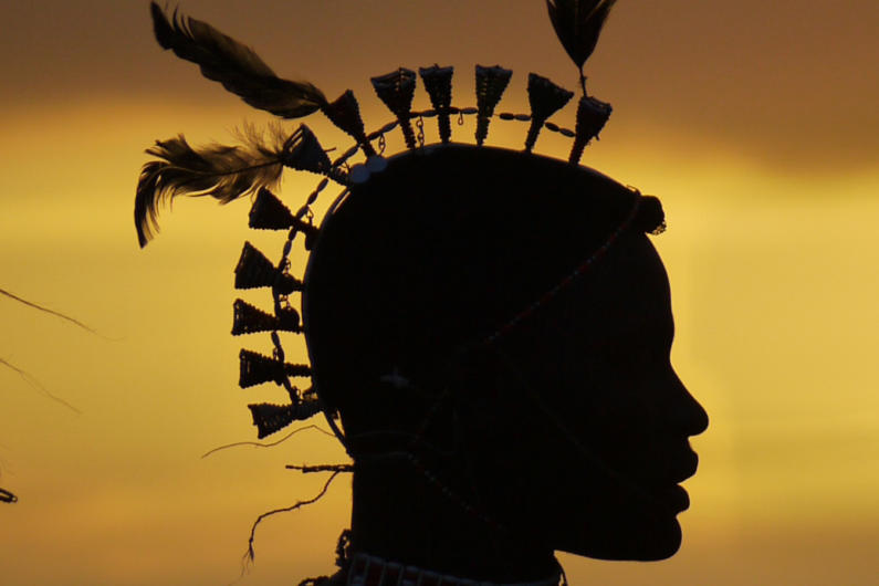 A Samburu headdress